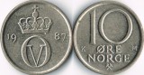 Norvegia 1987 - 10 ore, circulata