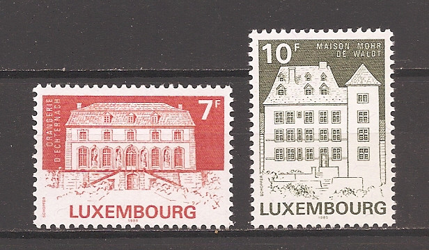 Luxemburg 1985 - Clădiri restaurate, MNH