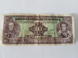 Venezuela 10 Bolivares 1986 Rara