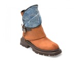 Ghete GRYXX maro, 4403516, din piele intoarsa
