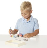 Coloreaza-ti Masinuta de Curse din lemn Melissa and Doug, Melissa &amp; Doug