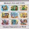 GUYANA 1995 DISNEY MI.5063-5071 KLEINBOGEN MNH