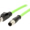 Adaptor M12 tată-RJ45 mufă drept IP67