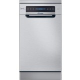 Masina de spalat vase Candy Rapido CF0C7SB0FX, 10 seturi, 8 programe, 45 cm, Clasa C, inox
