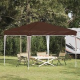 vidaXL Cort de Petrecere Pop-up Maro 288 x 288 x 245 cm 42019753