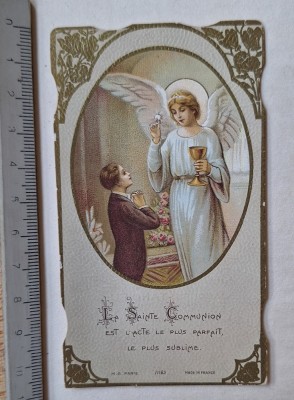 Lot 6 imagini sfinte FR/IT &amp;ndash; Bouasse-Jeune, M.G. Paris, c.1900&amp;ndash;1960, embosate foto