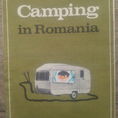 Camping in Romania, harta ONT 1970