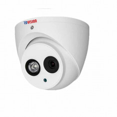 Camera supraveghere interior Rovision ROV1200EM-A 2mp 50m smart IR IP67 cu microfon carcasa metalica lentila 2.8 mm foto