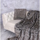 Perna decorativa din blana sintetica grej PDA018