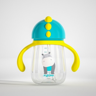 Pachet 3 in 1 cana 260 ml, blue, U-Grow foto