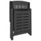 Sezlong, antracit, plastic - 8