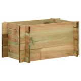 Cumpara ieftin Strat &icirc;nălțat legume grădină, 40 cm, lemn de pin tratat