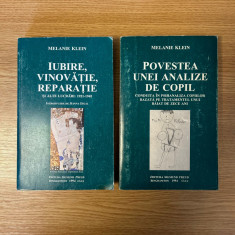 Povestea unei analize de copil & Iubire, vinovatie, reparatie - Melanie Klein