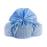 Cumpara ieftin Saculet depozitare textil albastru gri cm30x24x30H