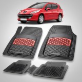 Cumpara ieftin Covorase Auto Tip Tavita Compatibile Peugeot 207 SW (2007-2009)-Red