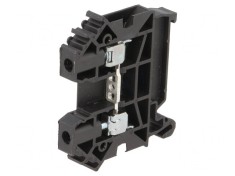 Terminal de &Icirc;mbinare Șine 0,5-6mm2 Piste 1 Borne 2 Negru TS35