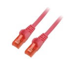Patch Cord Goobay U/UTP Cat 6 CCA RJ45 95282, Cablu Litat Ambele Părți