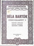 STREICHQUARTETT V (PARTITURA MUZICALA)-BELA BARTOK-349761
