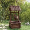 VidaXL F&acirc;nt&acirc;nă de dorințe cu pompă, 57x50x112 cm, lemn masiv de brad