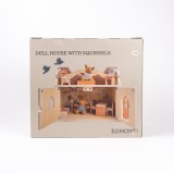 Casuta de papusi cu doua veverite de plus, Egmont Toys