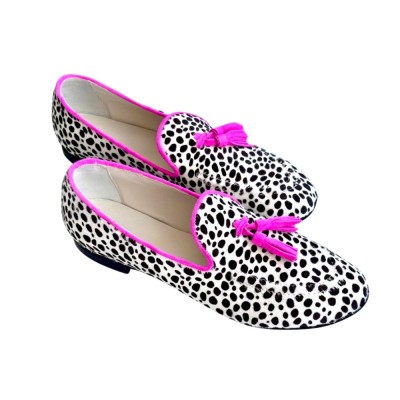Loafers dama din piele de ponei Wild Denny foto