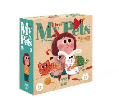 Puzzle reversibil Animale de companie, Londji foto