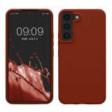 Husa Kwmobile pentru Samsung Galaxy S22, Maro, Silicon, 56756.248, Carcasa
