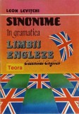 SINONIME IN GRAMATICA LIMBII ENGLEZE. ESSENTIAL ENGLISH-LEON LEVITCHI-216269