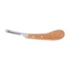 Cutit profesional Kerbl copite tais dublu, lama otel inoxidabil, maner ergonomic lemn pentru potcovari