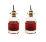 Set 2x Sticla pentru ulei sau otet cu dop picurator, 100 ml