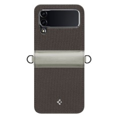 Husa pentru samsung galaxy z flip4 spigen compoty, tan foto
