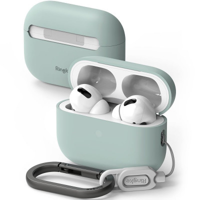 Husa Ringke Silicone pentru Apple AirPods Pro 1/2 Verde foto