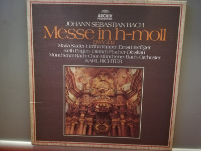 Bach &amp;ndash; Mess in H-moll &amp;ndash; 3LP Box Set (1972/Deutsche Grammophon/RFG) - Vinil/NM+ foto
