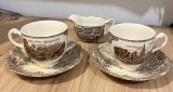 Set - espresso / cafea - Johnson Bros - Olde English Countryside - 2 persoane