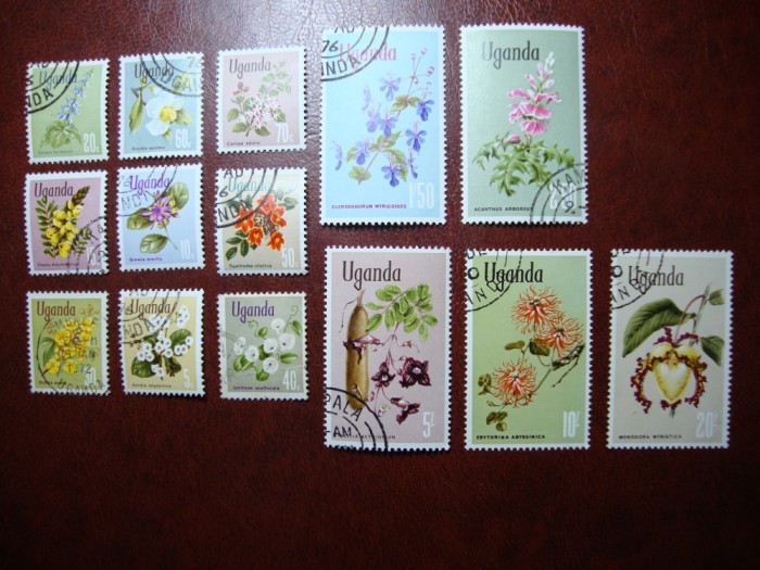 UGANDA 1969 SERIE FLORA