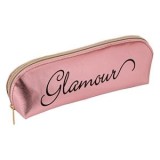 Portfard roz 'Glamour' lucioasă cu fermoar metalic, CMCLASS