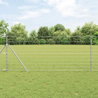 Gard de c&amp;acirc;mp 1x25 m Oțel galvanizat foto