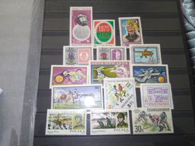 TIMBRE UNGARIA POLONIA MNH foto