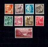 Rhineland-Pfalz (ocupatia aliata) 1948 - Motive locale, personalități, vederi, serie neștampilata incompleta