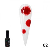 Oja semipermanenta Flowers Ball 10ml, 02