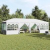 VidaXL Cort de petrecere , 12 pereți laterali, alb, 8 x 4 m