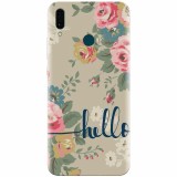 Husa silicon pentru Huawei Y9 2019, Cute Flower Phone