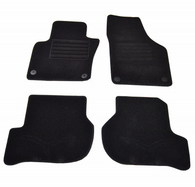 Covorase mocheta VW Golf PLUS 2009- Negru , set de 4 bucati AutoDrive ProParts foto