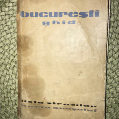 Bucuresti, ghid, lista strazilor, harta orasului