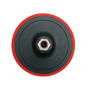 Suport disc Vorel 08318, diametru 125mm, prindere Velcro, M14 foto