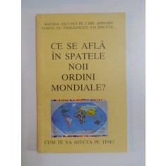 AGENDA ASCUNSA PE CARE APROAPE NIMENI NU INDRAZNESTE S-O DISCUTE , CE SE AFLA IN SPATELE NOII ORDINI MONDIALE , CUM TE VA AFECTA PE TINE