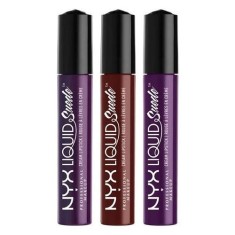 Set 3 Rujuri Lichide Mate, NYX Professional Makeup, Liquid Suede Cream, 10 foto