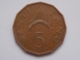 5 senti 1976 Tanzania