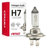 Bec Cu Halogen H7 12v 55w Filtru Uv (e4) Amio 01156, Becuri auto H7, General