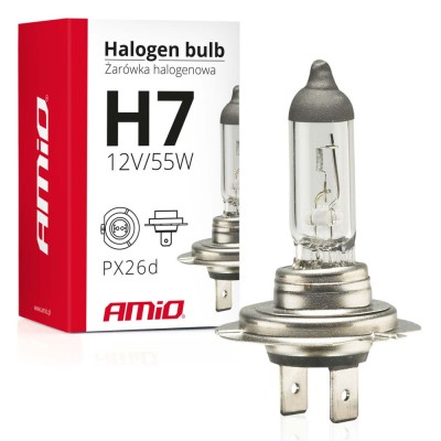 Bec Cu Halogen H7 12v 55w Filtru Uv (e4) Amio 01156 foto